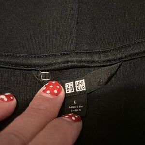 Uniqlo zip up hoodie.